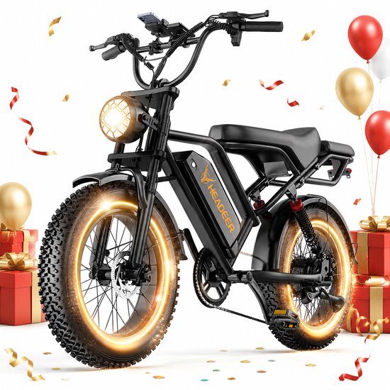 Huizhou Peter BK20 Elektrische Fatbike met Dubbele Ophanging - Huizhou Peter Technology Co.,Ltd - €769,99