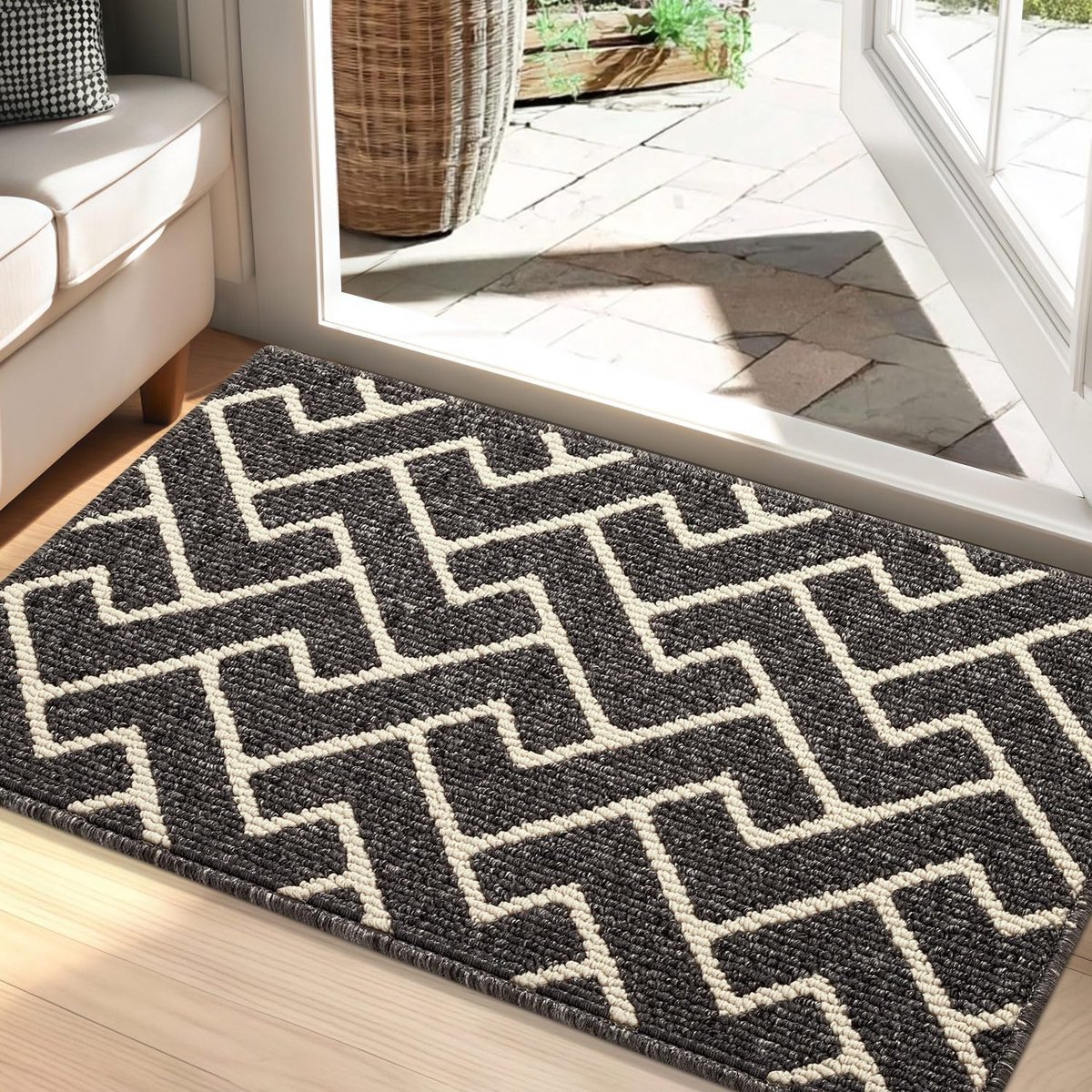Thijox - Biscpro Deurmat Binnen Duiten Schoonloopmat Antislip Waterabsorberend Machinewasb