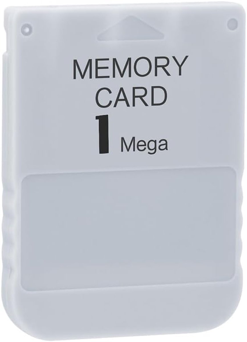 SnelShoppen - Memory Card 1MB Hoog Snelheid voor PS1 Console Backup - Compacte Retro Geheugenkaart voor Spellen Opslaan - Geschikt voor Diverse Retro
