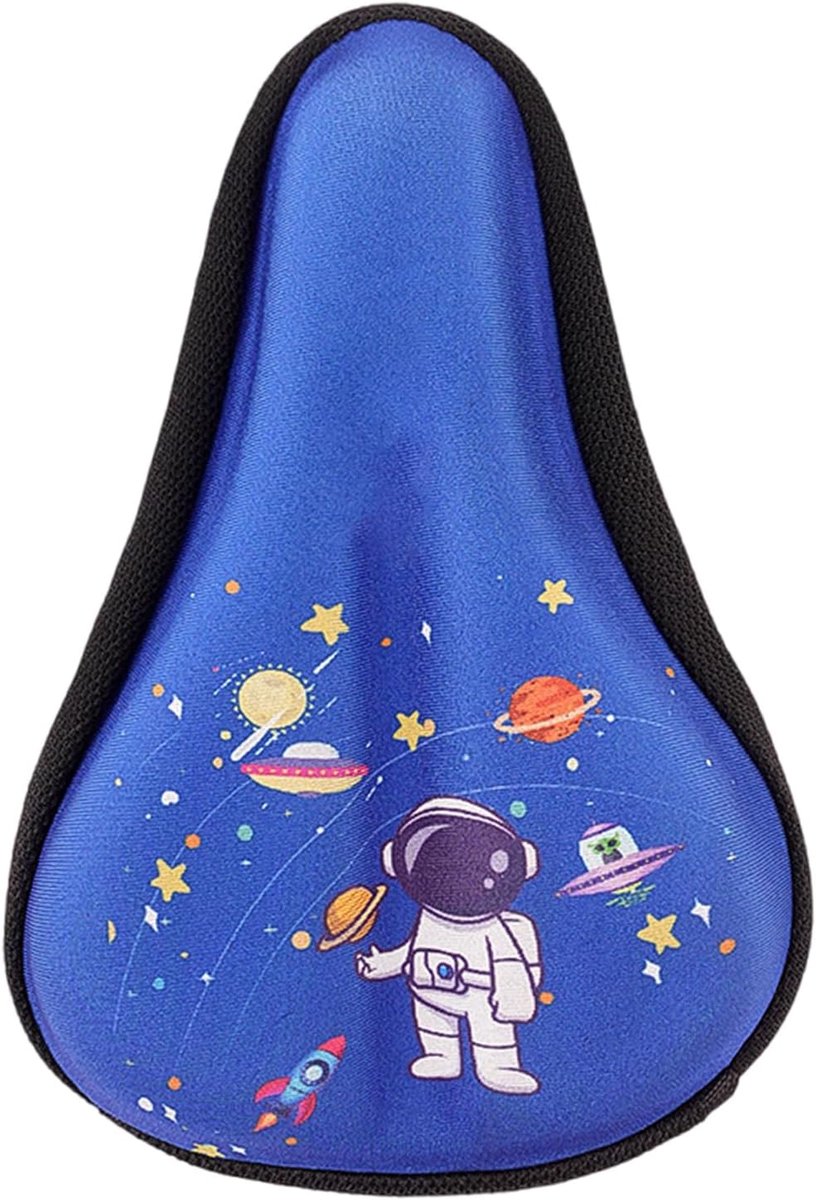 SnelShoppen - Kids Fietszitje Kussenhoes - Dikke Silicone Zadelpad met Waterdichte Covers - Comfortabel en Duurzaam voor Kinderen - Leuk Cartoon Desig