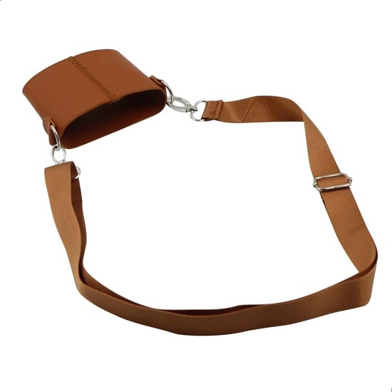 SnelShoppen - Bottle Holder met Schouderriem, Verstelbare Strap voor Waterfles met Tas, Carabiner Ketting, Geschikt voor Sport, Buiten, Fietsen, Trekk — afbeelding 3