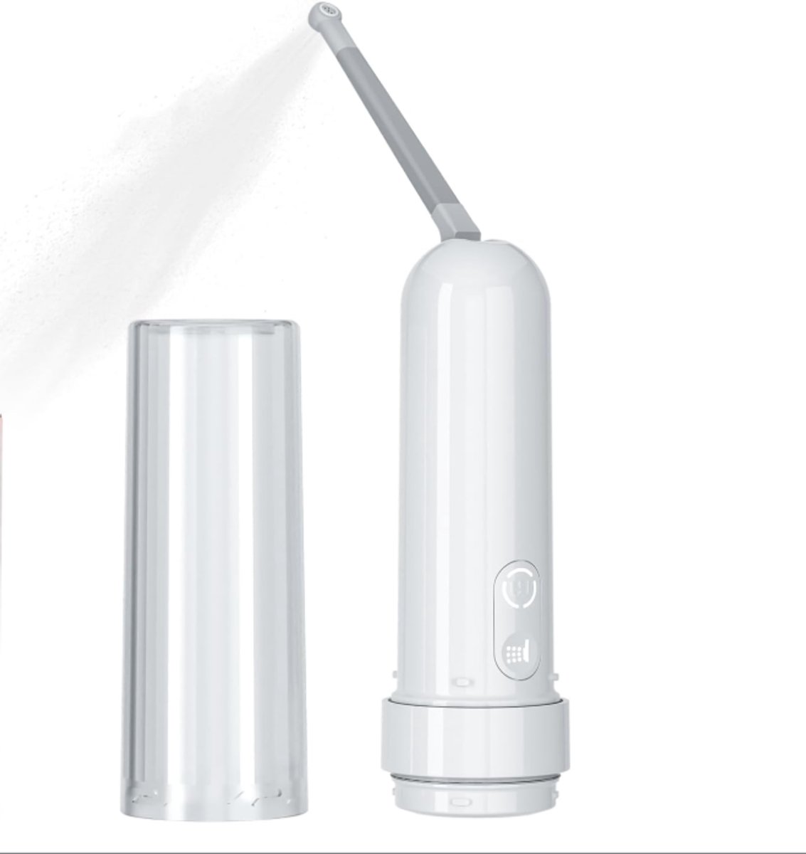 Draagbaar oplaadbaar reis-bidet 180ML – IPX7-waterdichte elektrische bidet-spray met 3 sproeimodi – voor persoonlijke hygiëne, reiniging en kalmerende postnatale verzorging.L