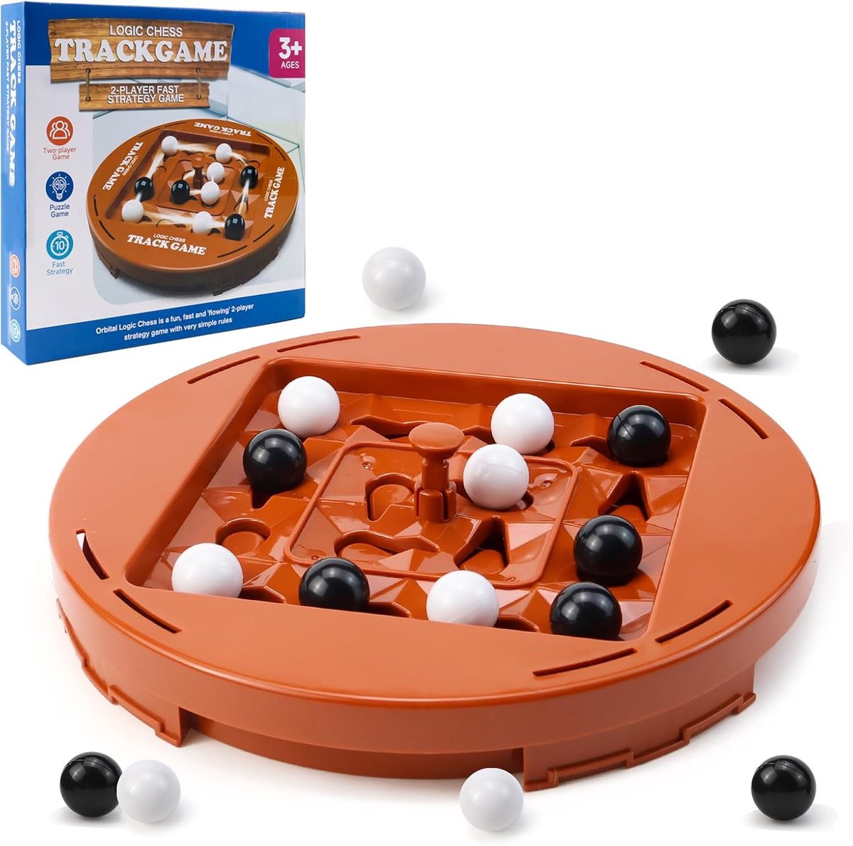 SnelShoppen - 4 Winning Bordspel, Vier Win Spin Spel, Logisch Denkspel voor de Hele Familie, Duurzaam ABS Plastic, Voor 2-4 Spelers, Geschikt voor Fee