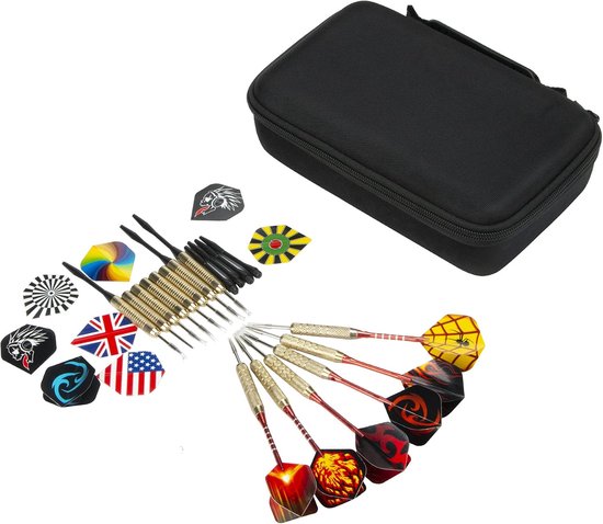 Harde draagtas voor 6 stalen tip Darts Zet zachte tip darts, alleen kast van CUEXEL — afbeelding 3
