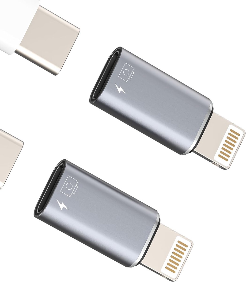 SnelShoppen - OTG Earphone Adapter USB C naar Lightning Male - Type C Snellader Kabel voor iPhone 14 Pro - Geschikt voor iPad - Audiokabel - Compatibe