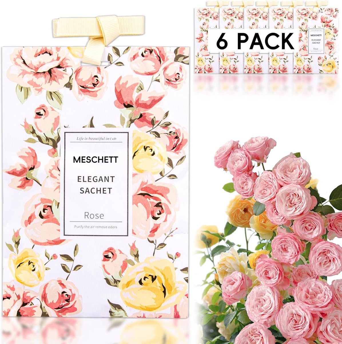 SnelShoppen - Fragrance Pouch voor Lades en Kasten, Duurzame Luchtverfrisser Zakjes, Hangende Potpourri Tassen met Geuren voor Woonkamer, Kleerkast en
