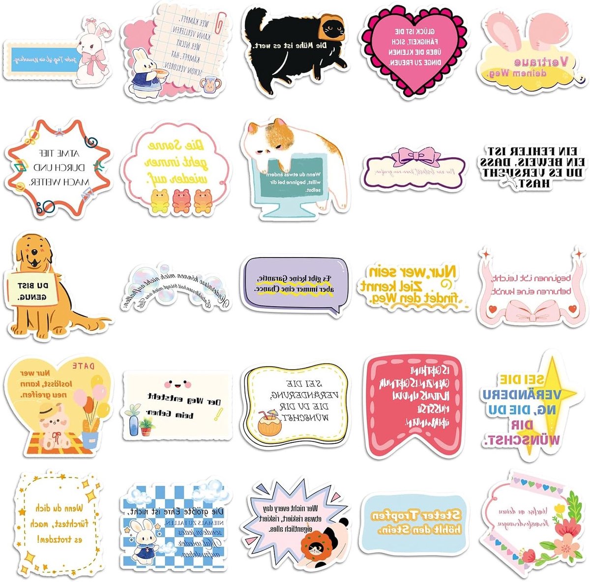 Vijftig Waterdichte Graffiti Stickers voor Skateboards, Fietsen en Laptops - Perfect voor Kinderen en Tieners