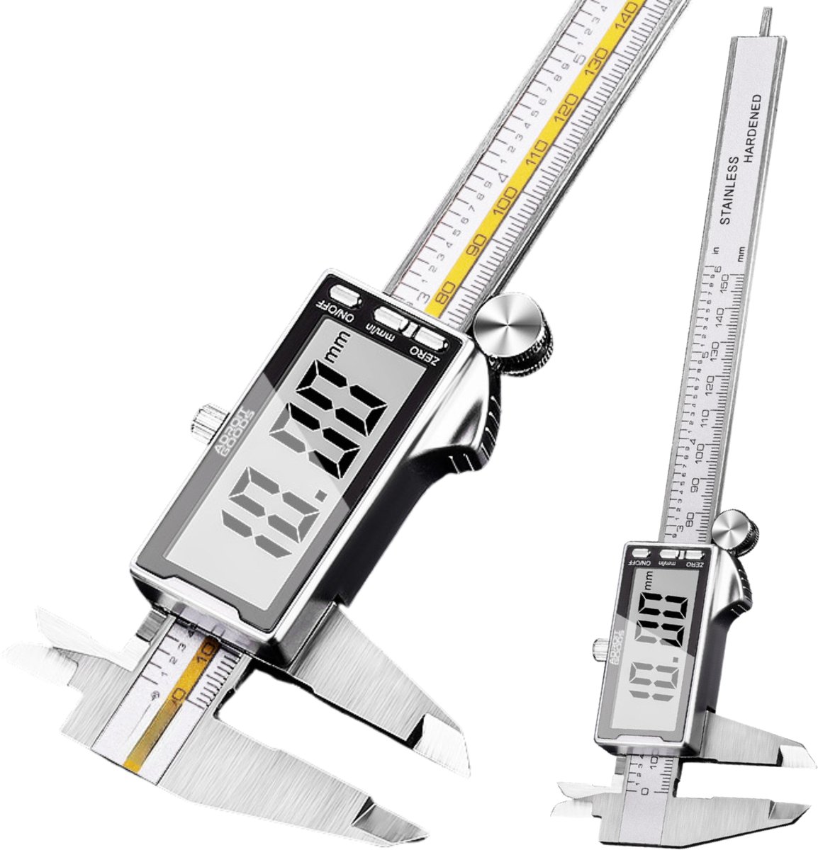 AdroitGoods Digitale Schuifmaat 150mm - IP54 Waterdicht RVS Precisie Meetinstrument - LCD Schuifmaat mm/inch Professioneel Gereedschap
