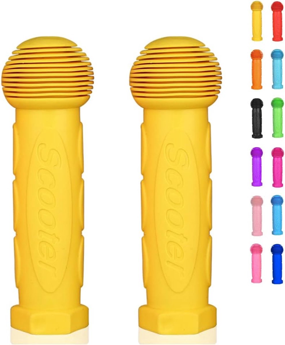 SnelShoppen - Scooter Grip Handvatten 1 Paar voor 2-3-4 Wielen Kind Kick Scooters, Fietsen, Drift Scooters, Swing Scooters - Kindvriendelijk TPU en TP