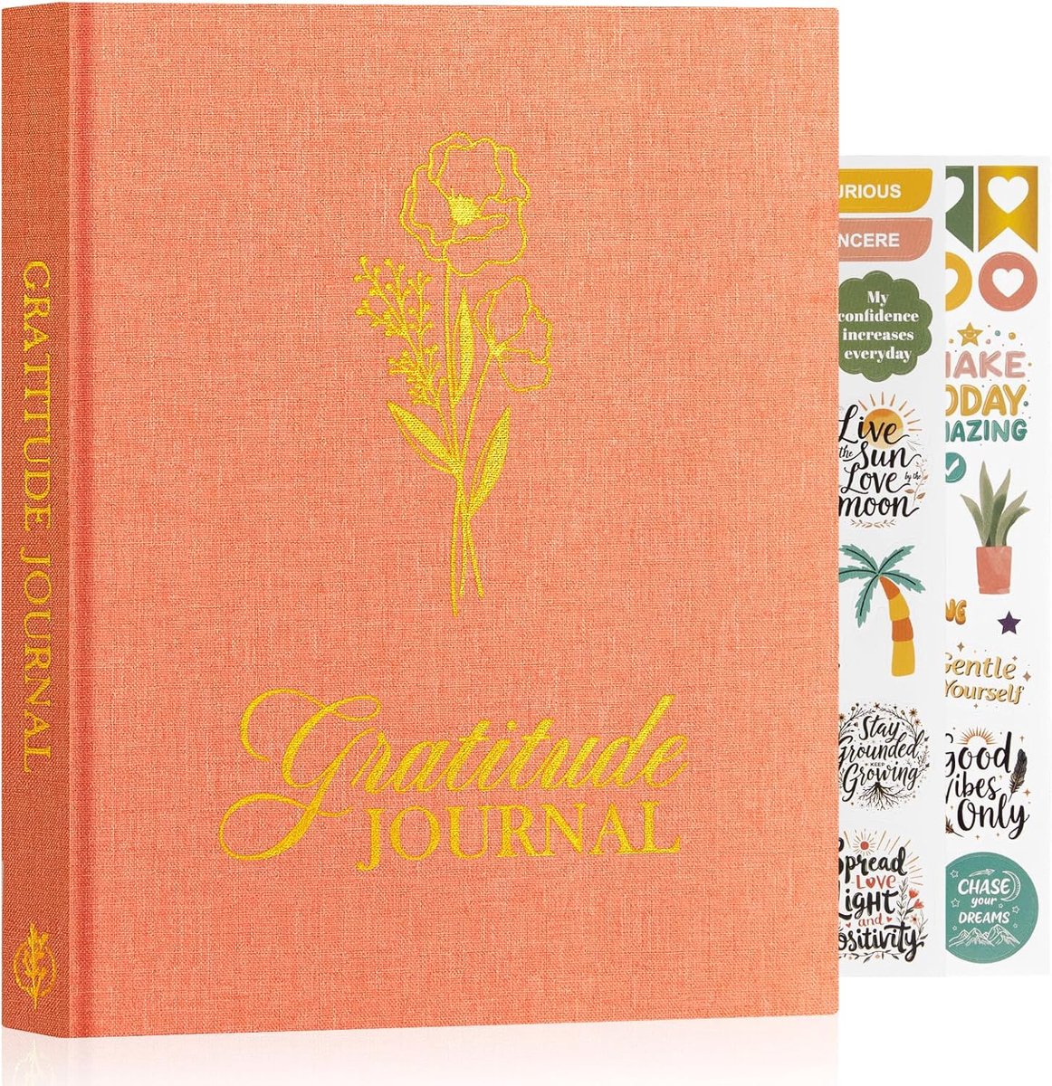 SnelShoppen - Dagelijkse Dankbaarheidsdagboek voor Mannen en Vrouwen, 4 Maanden Mindfulness & Affirmatie Planner, 5 Minuten Grateful Diary, 20x23cm, G