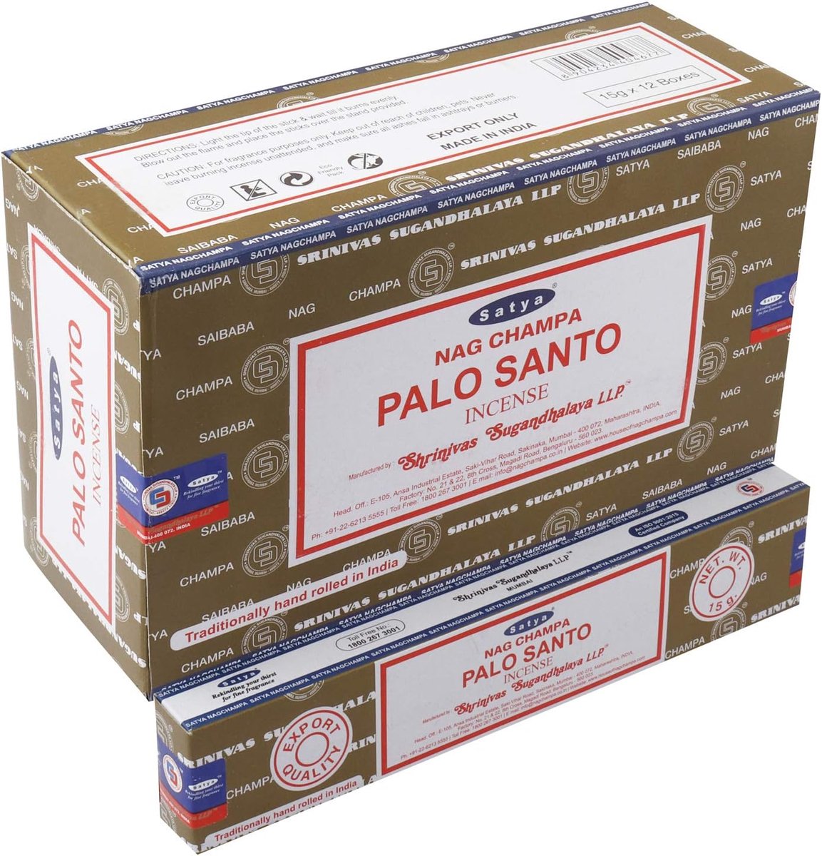 Zwarte Wierookstokjes - PALO Santo voor Ontspanning en Rust