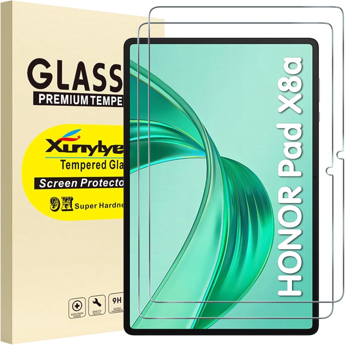 SnelShoppen - Beschermfolie voor 11 inch Tablet | Tempered Glass, 9H Hardheid, HD Helder, 2 Stuks, Krassenbestendig, Ideaal voor HONOR Pad X8a/X8b Geb