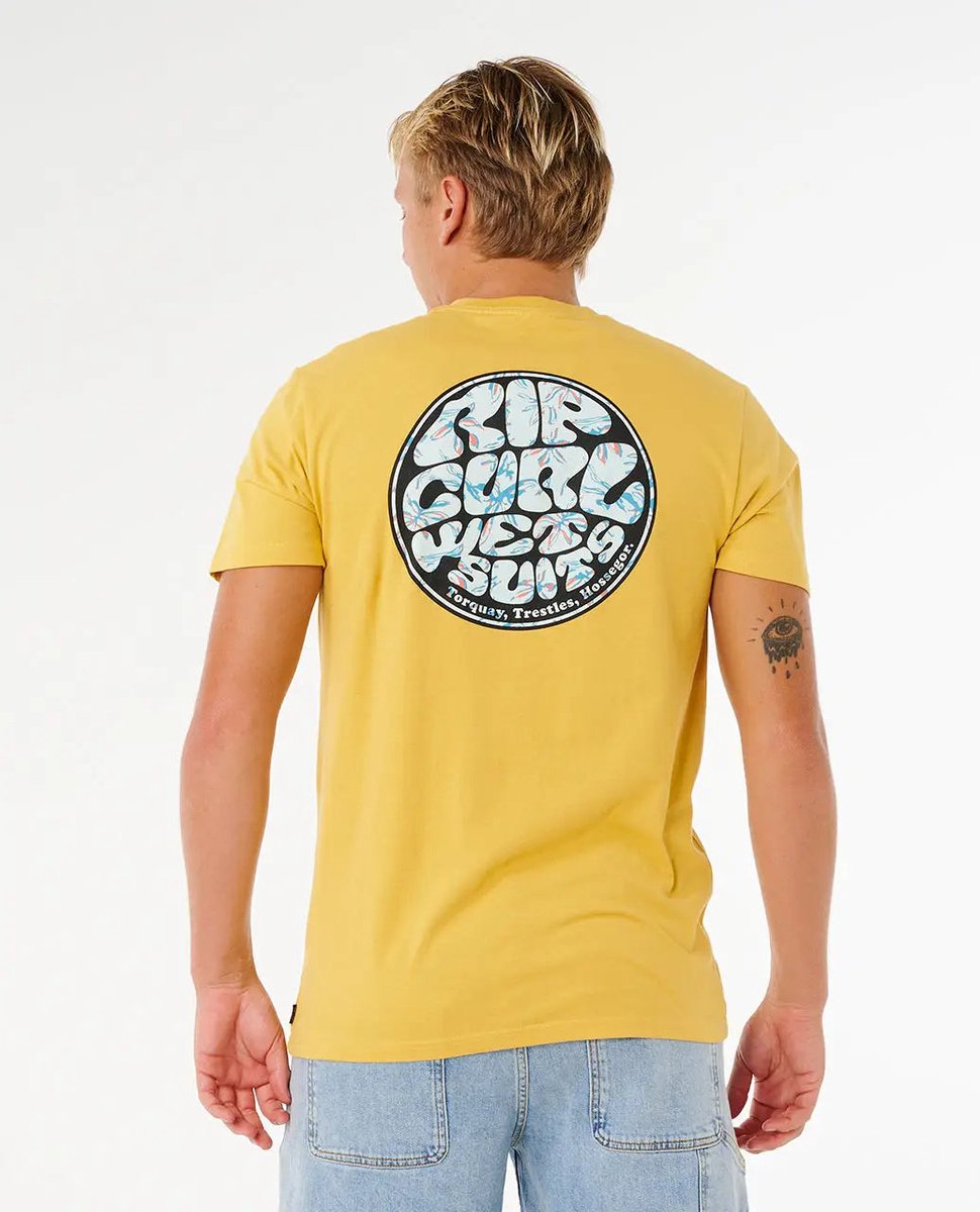 Rip Curl Wettie Passage Icon TEE - Ochre