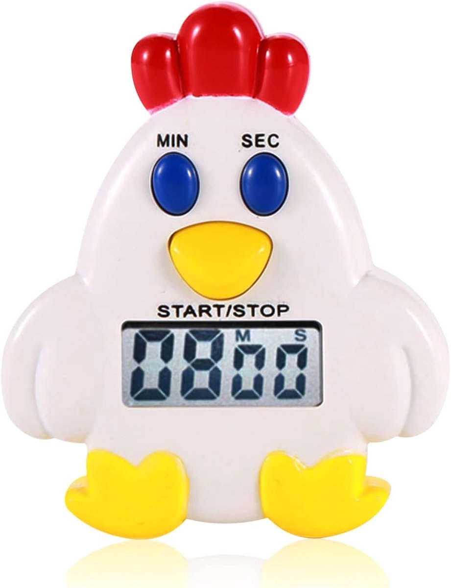 SnelShoppen - Digital Countdown Timer Keuken Timer Stopwatch met Groot LCD Display voor Koken, Sport, Barbecue, Gym, Bakken en Meetings