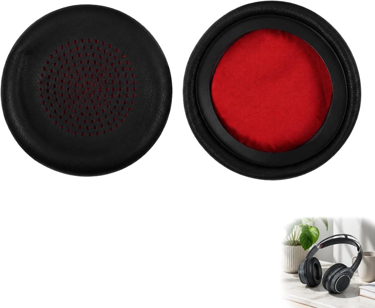 Vervangende oorkussens voor hoofdtelefoon compatibel met Voyager Focus UC B825, Voyager 4210/4220, BlackWire - ShopVlot