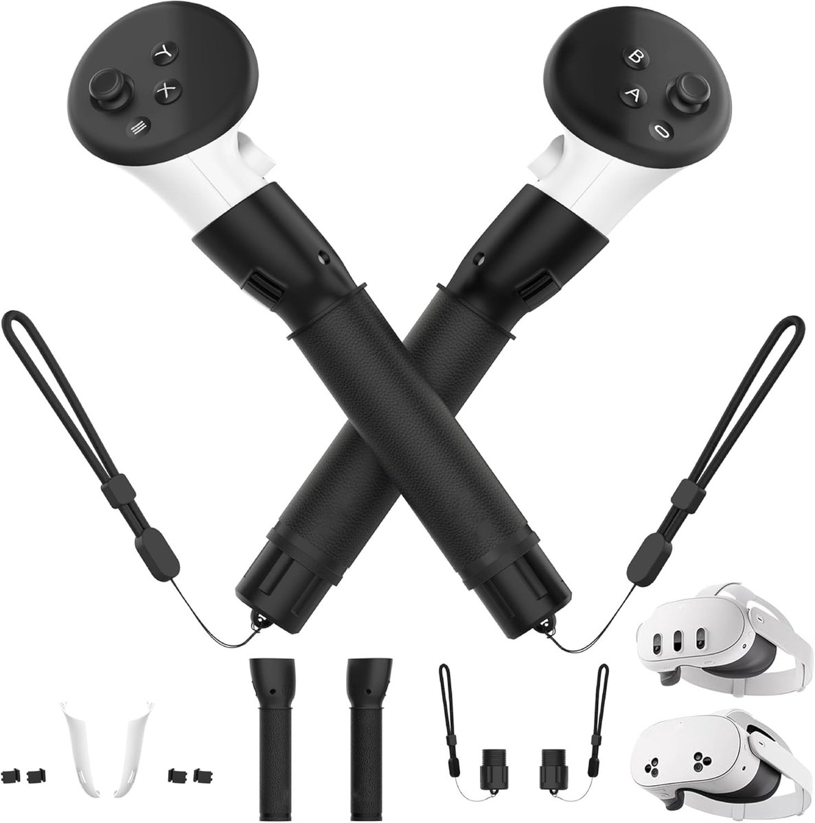 Handle Attachments, Controller Accessories Compatible with Q3S/Q3, Beat Saber Handles Oculus Accessories VR Gorilla - ShopVlot