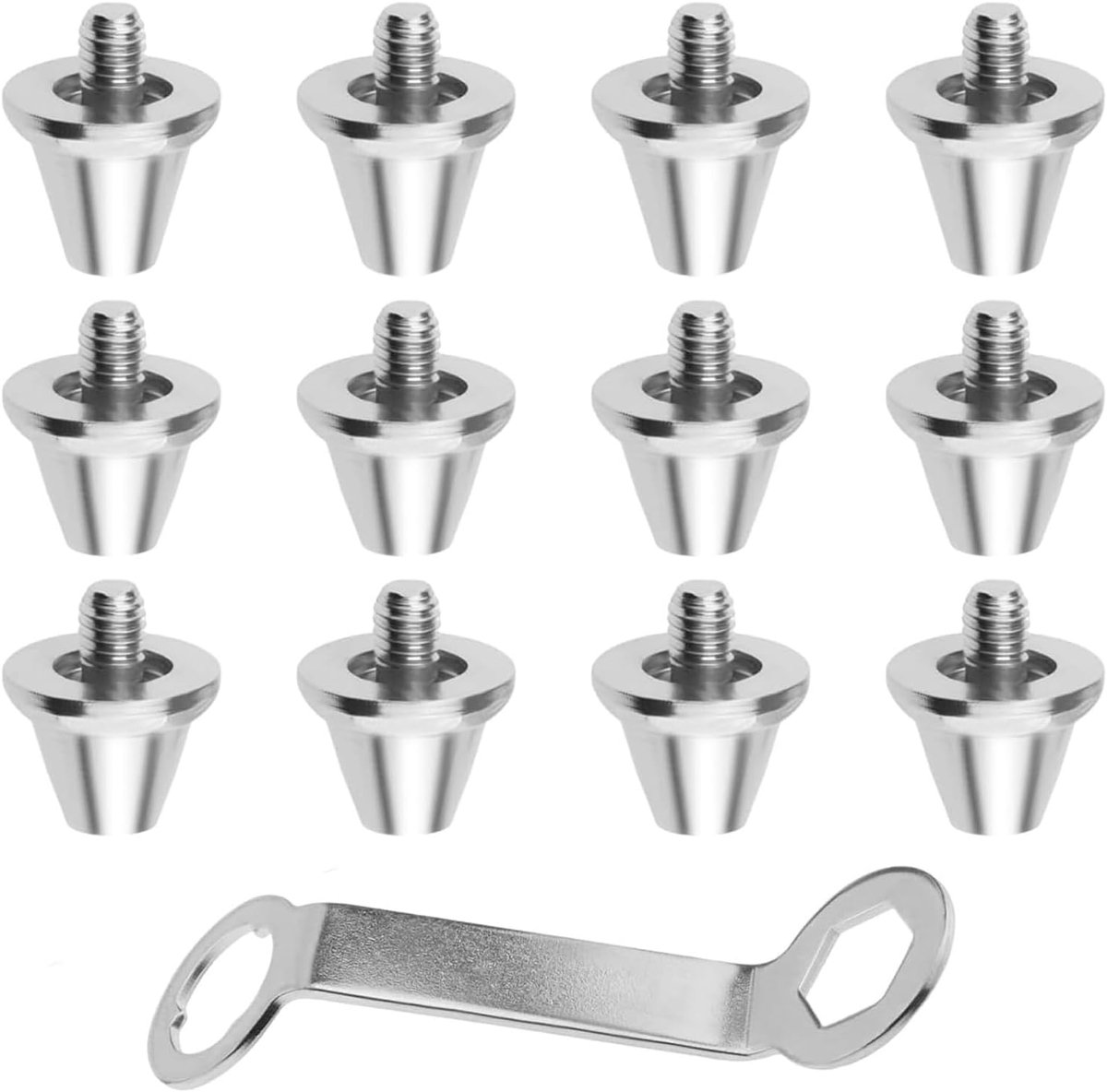 Shoe Screw Studs, Replacement Studs Made of Aluminium, Replacement Studs for Football, Compatible Football Studs, 8 - ShopVlot