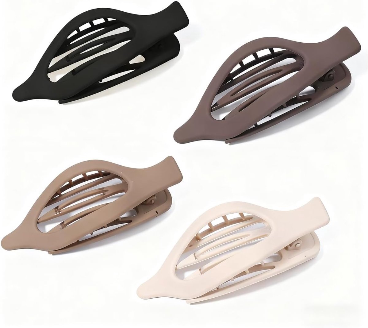 4 pieces French hair pins for women, flat and secure grip - ShopVlot