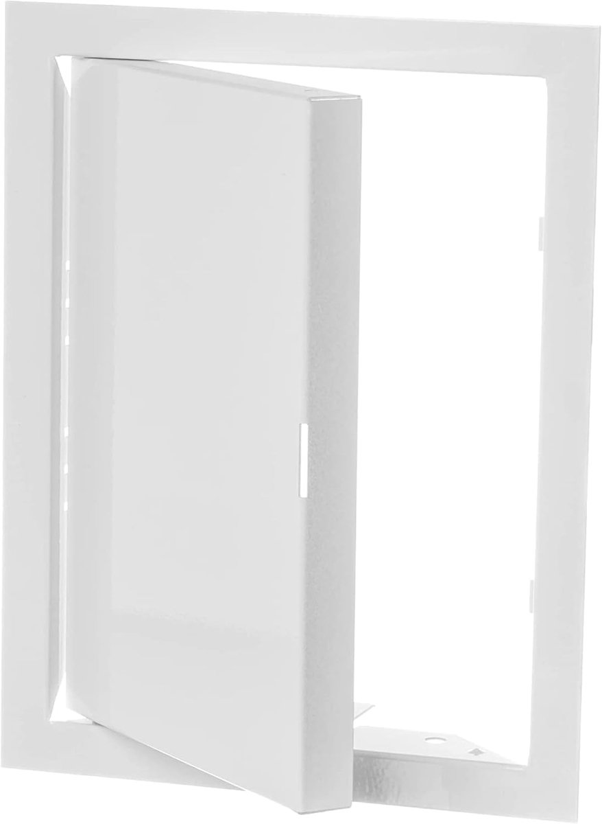 200x150mm Metal Check Valve - White Control Door Maintenance Door Maintenance Valve Overhaul Door - ShopVlot