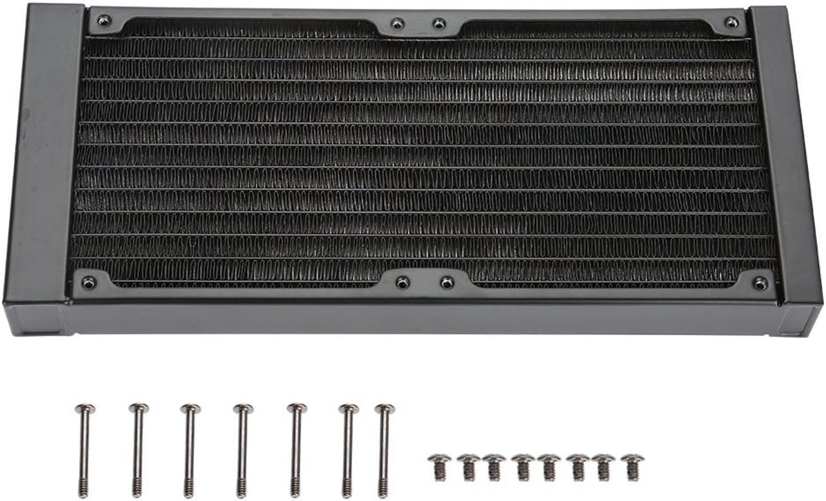 120mm/240mm/360mm Aluminum Radiator, Richer-R Aluminum Radiator 12 Tubes PC Water Cooling Radiator, PC Heat Exchanger - ShopVlot