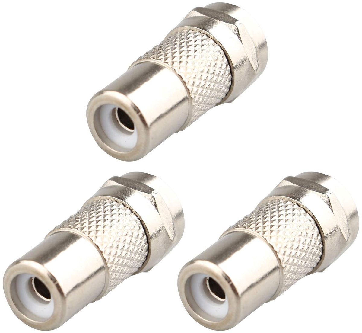 Coaxkabel F-connector mannelijke adapter - RCA vrouwelijke aansluiting - hoge kwaliteit - ShopVlot