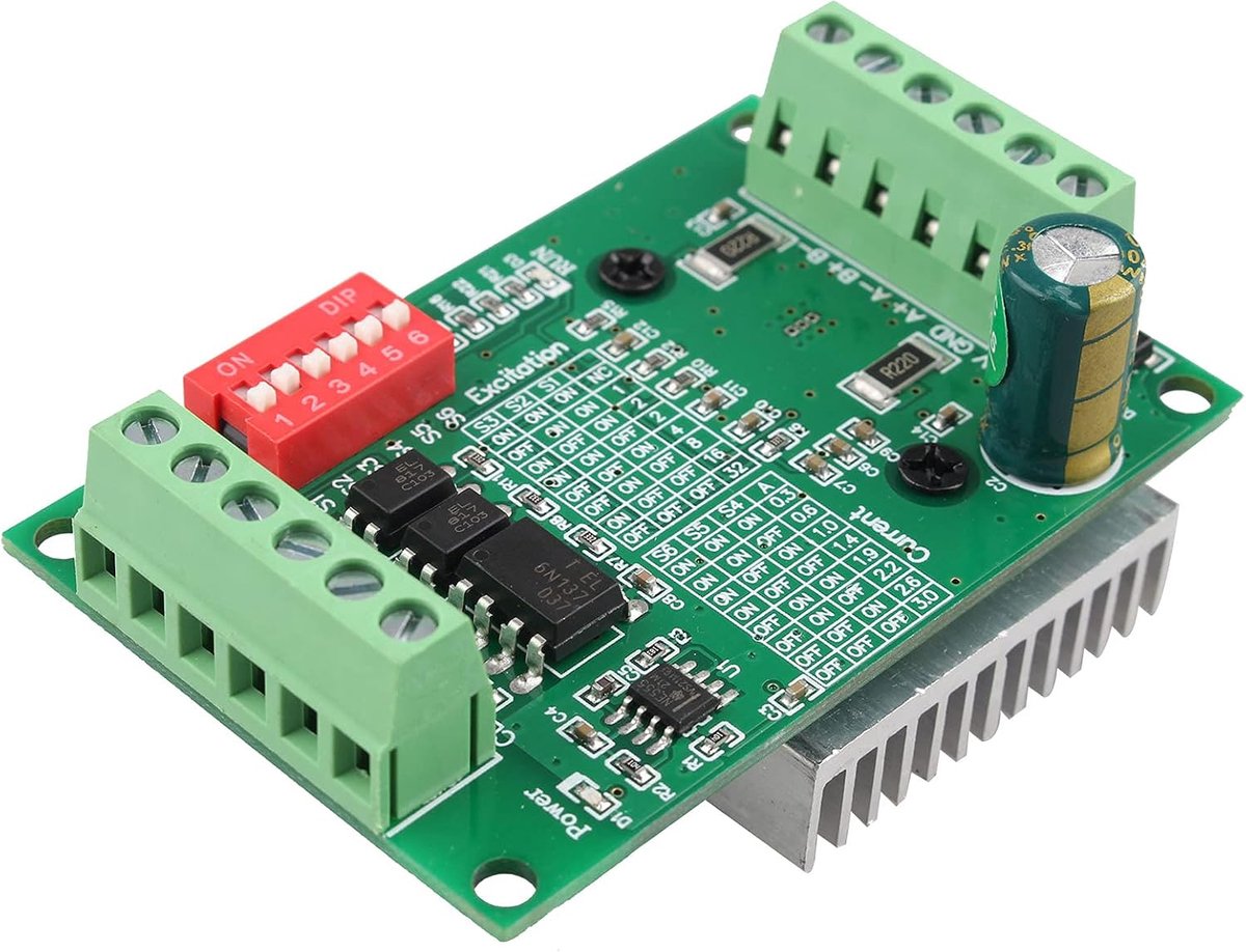 Stepper motor driver 3A 32 subonderdelen - verbeterde versie - hoge snelheid zonder stapverlies - ShopVlot