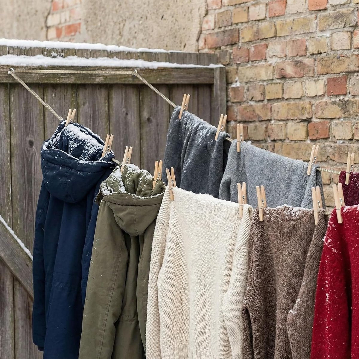 Waslijn 30 m - extra sterk met staalkern - PVC-gecoat - ideaal voor buitengebruik - ShopVlot