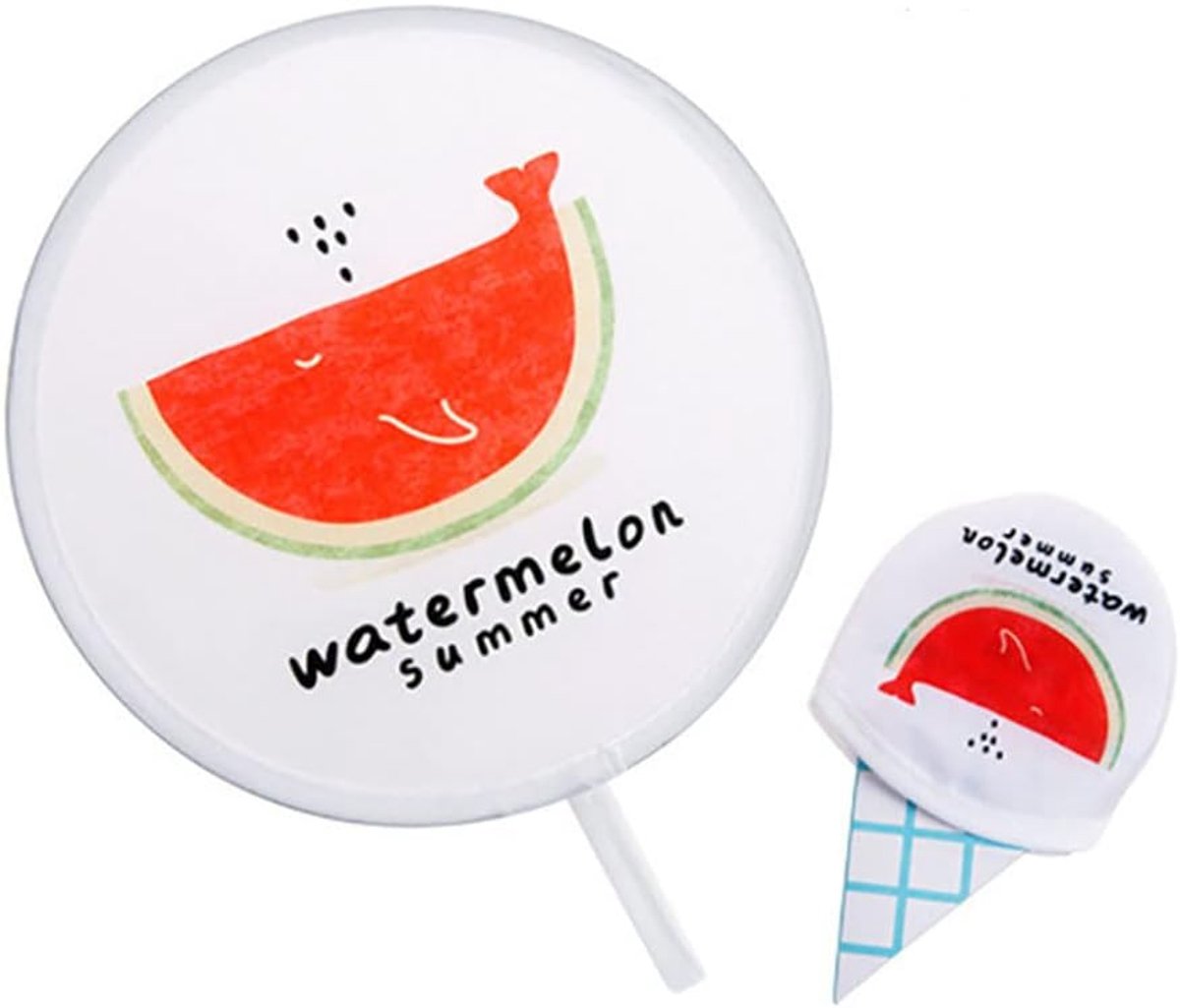 Vouwfan rond groot - Japanse stijl - mooie patronen - decoratie voor bruiloften - ShopVlot