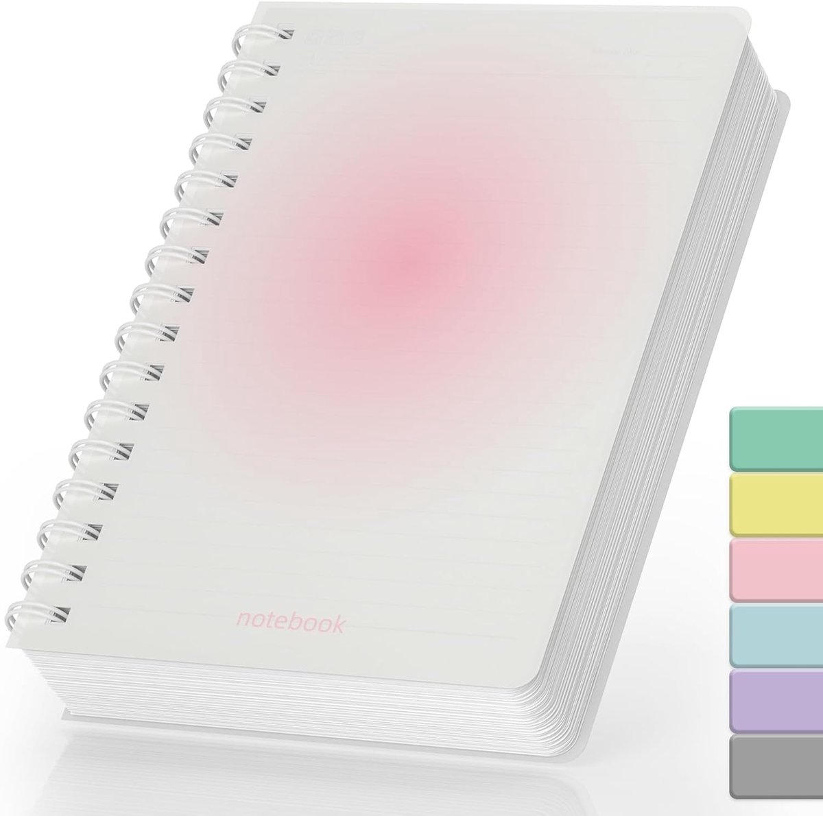 Notebook A5 300 pagina's - Draadgebonden - 100gsm dik papier - Perfect voor school en werk - ShopVlot