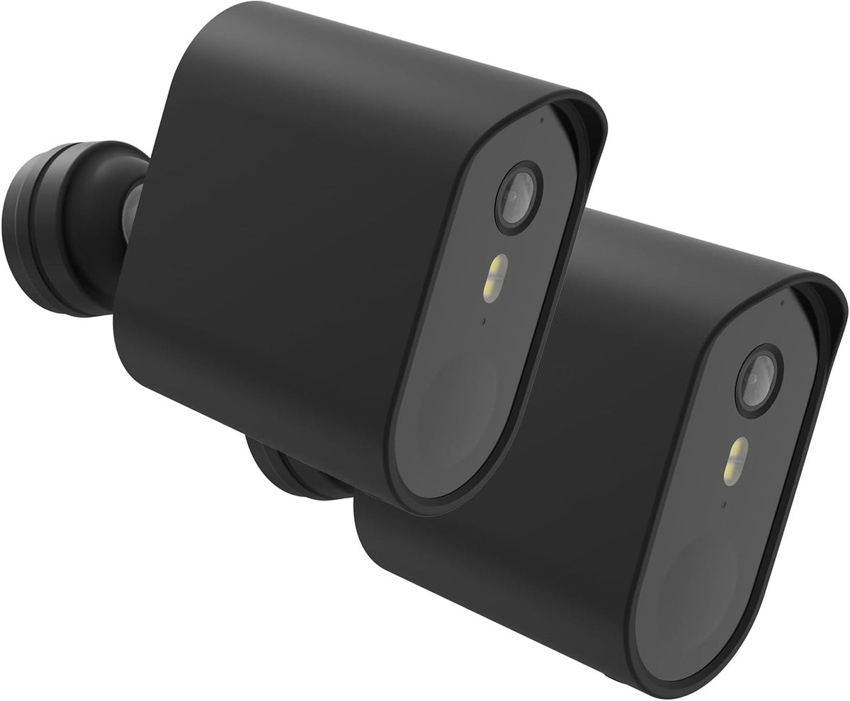 Silicone case AOSU 2K beveiligingscamera - waterproof - zwart - bescherming tegen schokken - ShopVlot