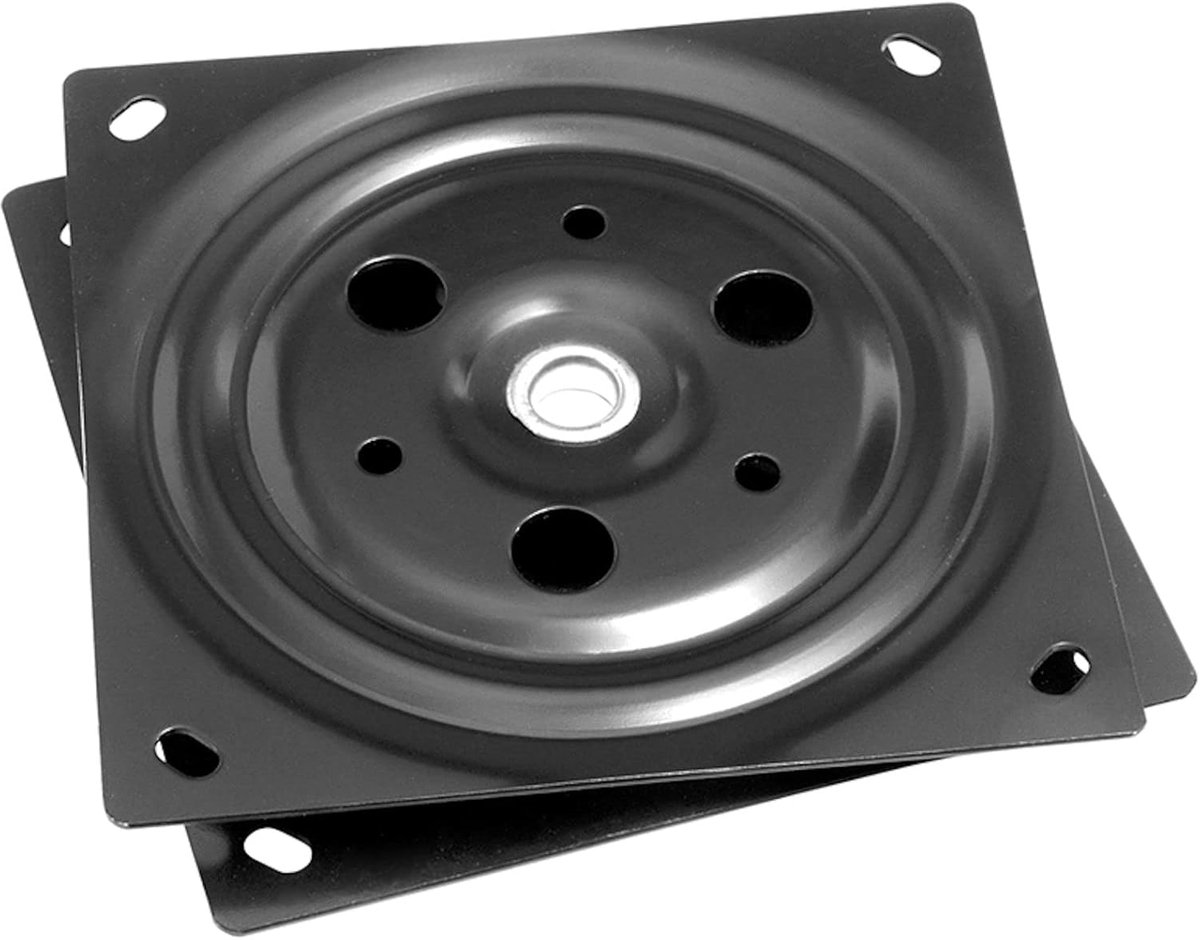 Draaiplateau 360° 171x171mm - zware uitvoering - RVS - ideaal voor meubels - ShopVlot