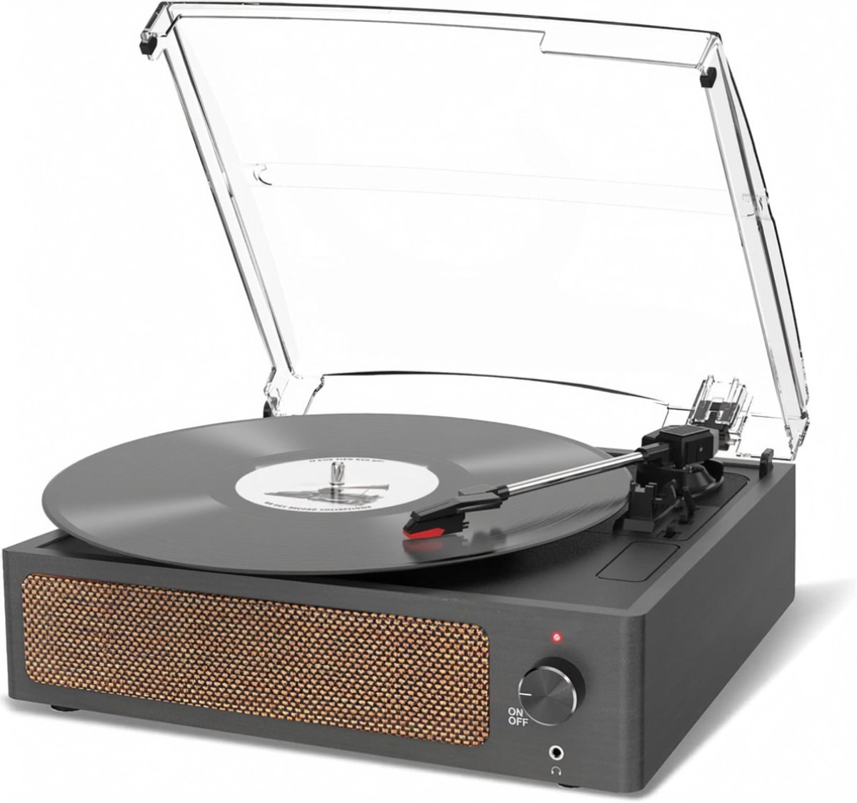 VLSelect® Platenspeler Met Speakers - Retro Platenspeler - Ingebouwd