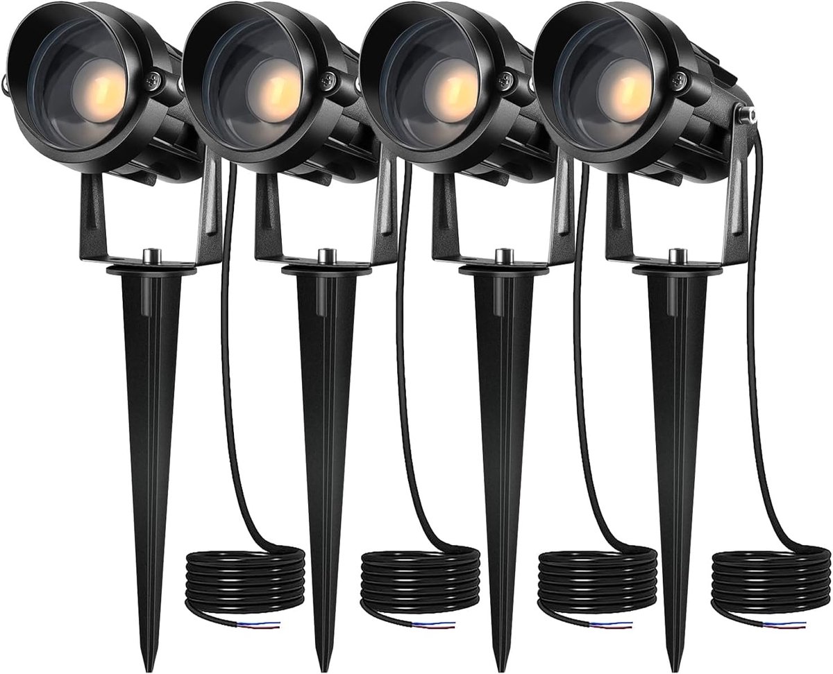 Spotlights LED Garden Lights Outdoor Lighting Garden Pin Power Supply 7W 12V 24V Low Voltage Waterproof Landscape - ShopVlot
