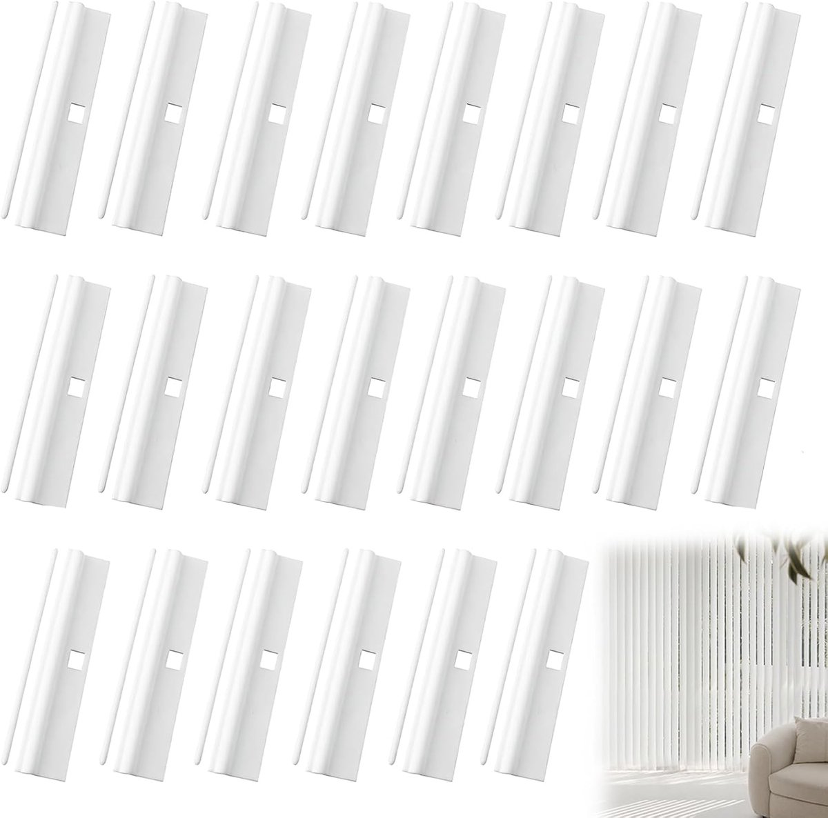 Accessoires voor jaloezieën – Jaloeziehaakjes – Verticale jaloezieën - ShopVlot