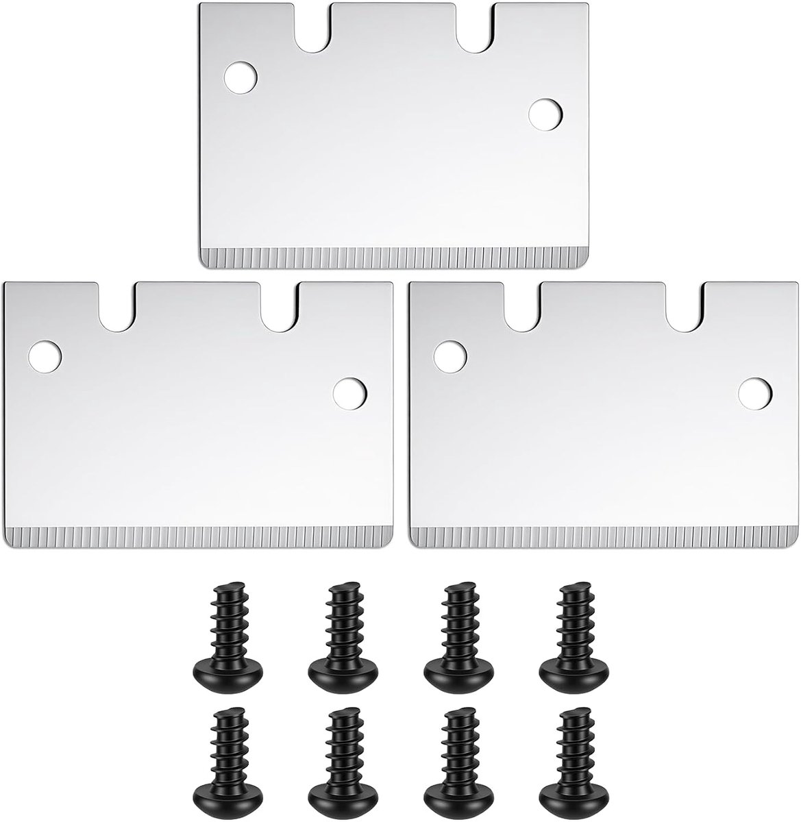Pack of 3 3D Printer Spatula Replacement Blades Compatible with Bambu Lab A1/X1/P1 Series Anycubic Kobra Series - ShopVlot