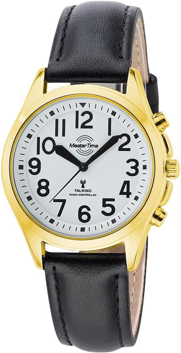 Master Time Funk Quartz Women's Watch Analogue with Leather Strap MTLA-10942-12L, band ring - ShopVlot