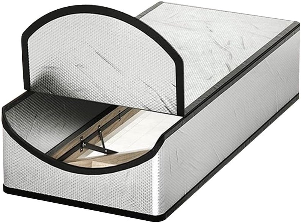 Attic Stair Insulation Cover, Premium Energy Saving Attic Door Insulator, Reflects 95% of Radiant Heat, Easy Access by - ShopVlot
