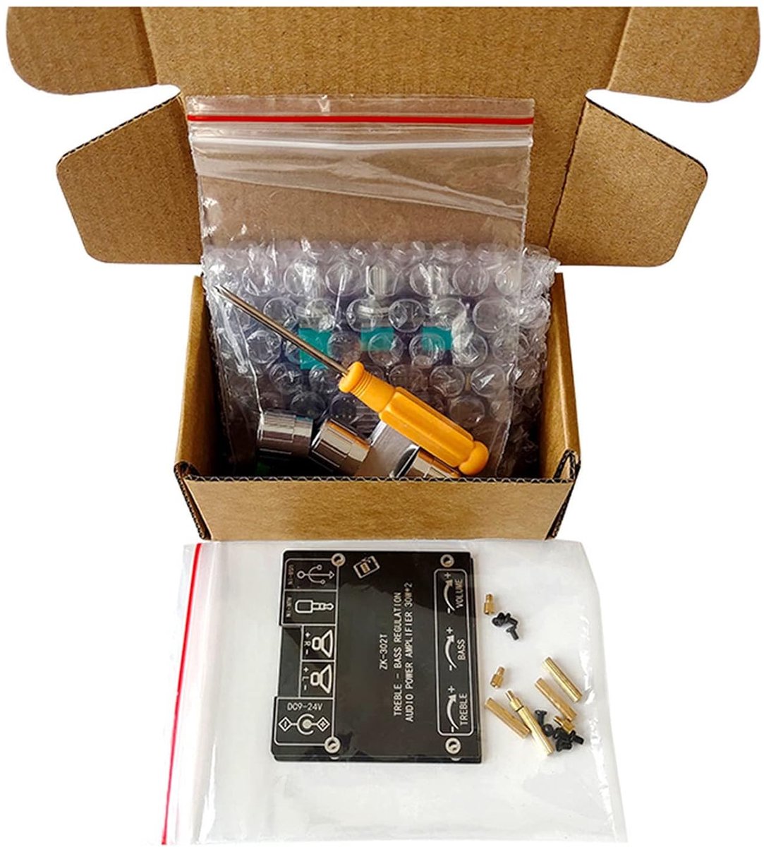 Bluetooth digitale vermogensversterkerkaart 2.0 stereo tweekanaals audio versterker kit high-performance draadloos - ShopVlot