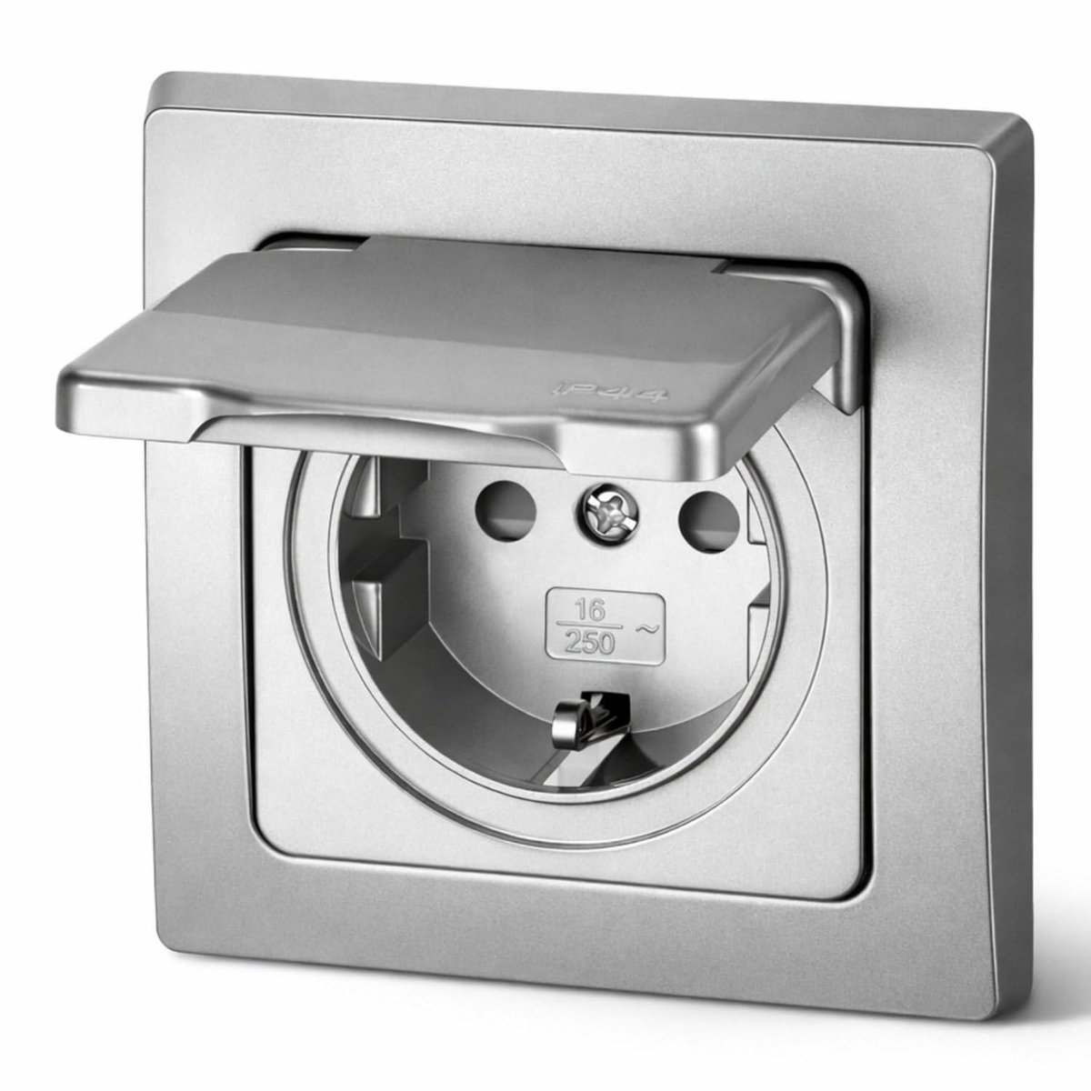 Flush-mounted base IP44, series C1 silver - ShopVlot