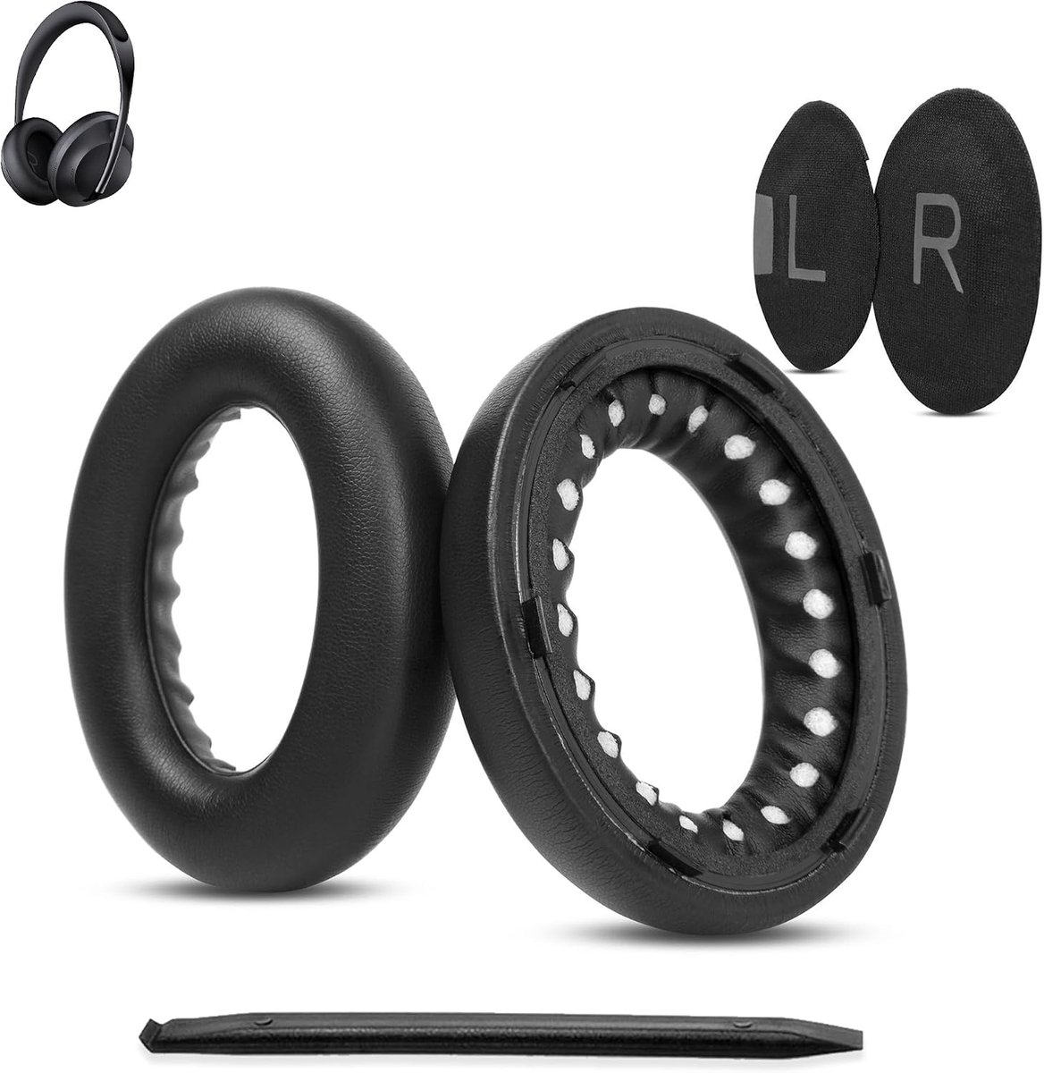 Replacement Ear Pads Compatible with Bose 700 NC700 Wireless Headset Ear Pads Replacement with Protein Leather - ShopVlot