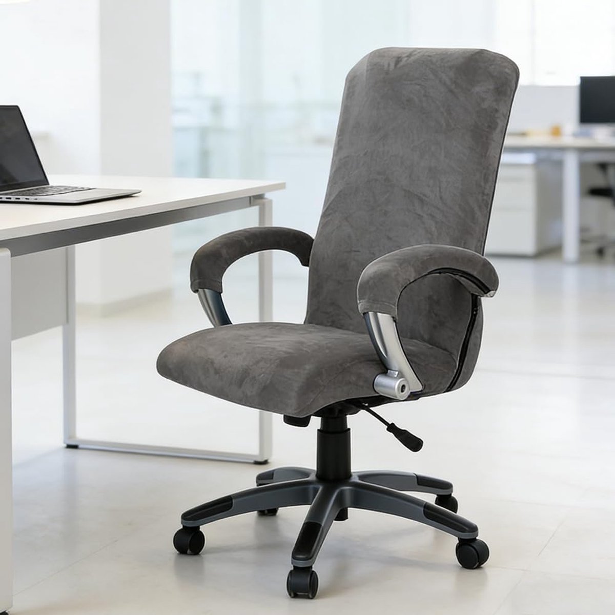 Office Chair Cover, Office Chair Cover, Washable Elastic Seat Cover, Office Chair Cover with Recliner Cover - ShopVlot