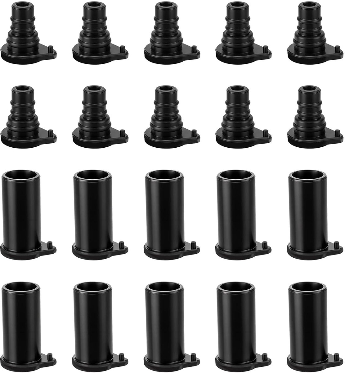 10 Pairs Solar Photovoltaic Plug Dust Plugs, Solar Panel Connection Caps, Dust Caps, Waterproof and Oxidation - ShopVlot