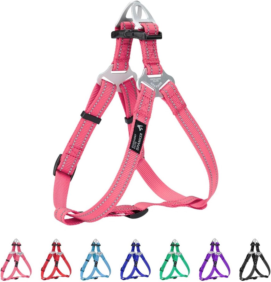 EXCELLENT ELITE SPANKER Get Into Dog Harness Adjustable No Pull Puppy Harness for Small Medium Large Dogs Training - ShopVlot