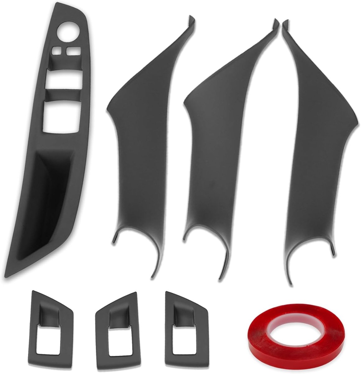 TTCR-II Pack of 7 Compatible with Door Handle for BMW Series 5 F10/F11 2010-2016, Press/Glue Interior Door Handle for - ShopVlot