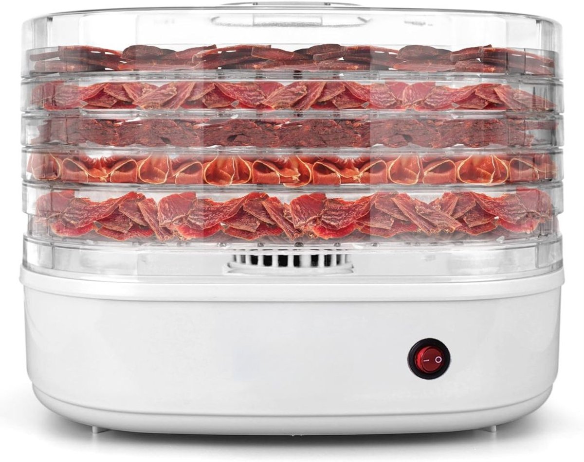 VALI® Voedseldroger - Dehydrator - Droogoven - Wit - 23cm x 30cm x 32cm