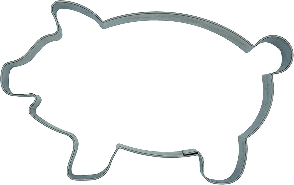 Kaladia Cookie Cutters Pig - Cutters made of high-quality stainless steel - Dimensions: 8 cm x 11.5 cm - ShopVlot