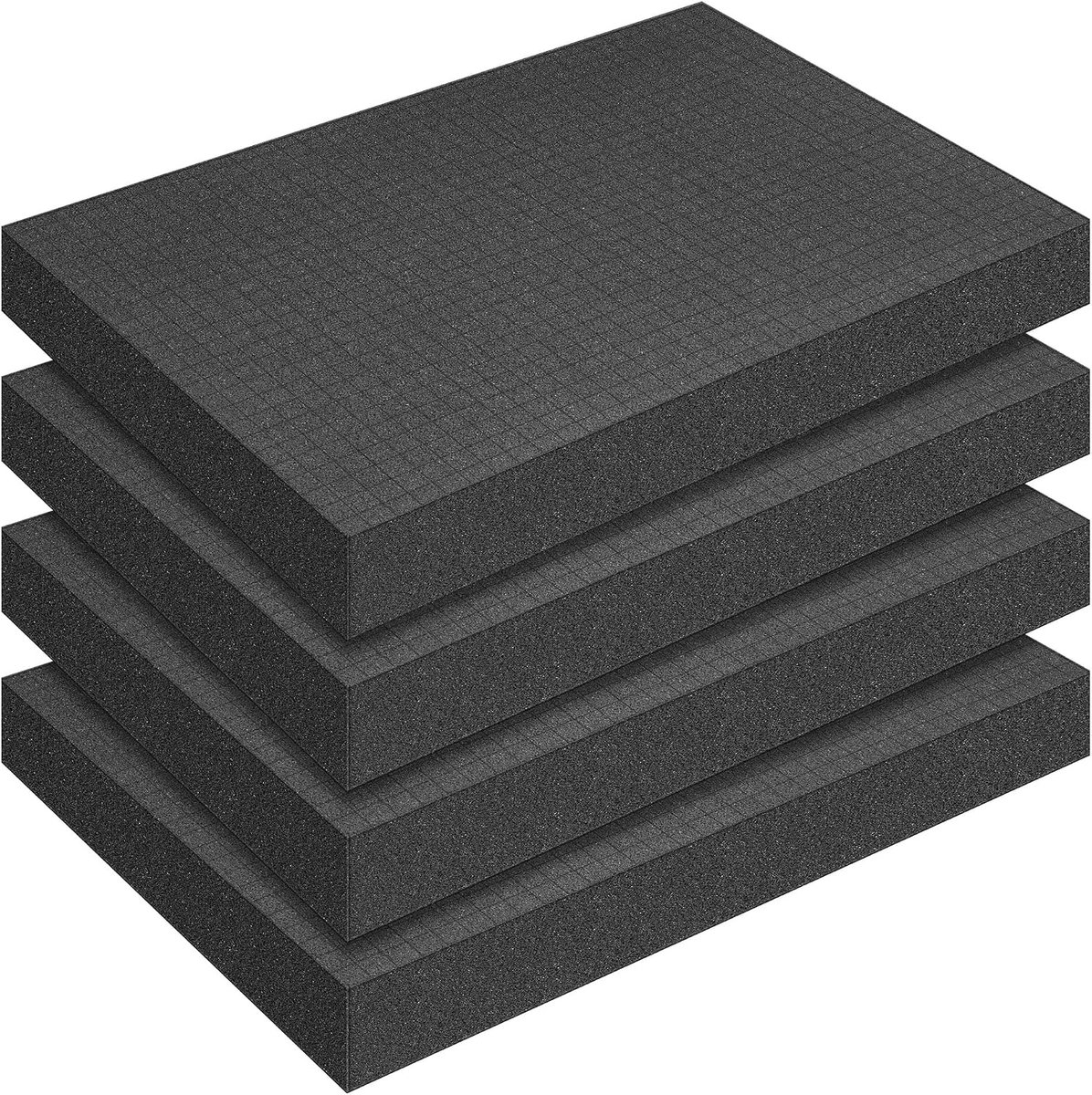 Foam snijgrid 400 x 300 x 50 mm - schuimvulling - vooraf gesneden vierkanten - eenvoudig te bewerken - ShopVlot