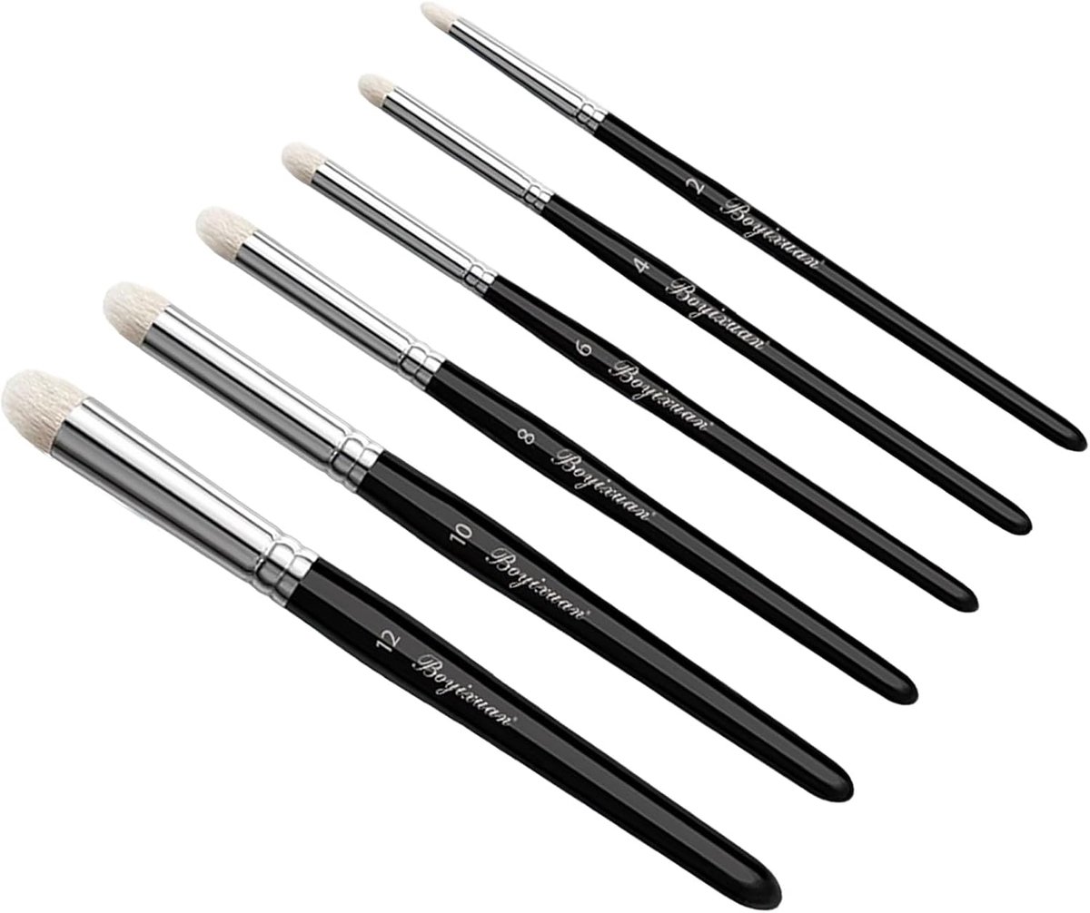 Drybrush set - 6-delige miniatuur brushes - wol - ideaal voor modelbouw en schilderen - ShopVlot
