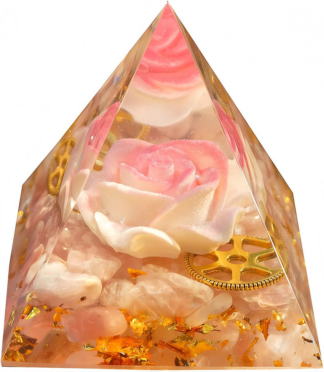 Solidchoice - Kristallen Piramide met Obsidiaan voor Meditatie en Positieve Energie