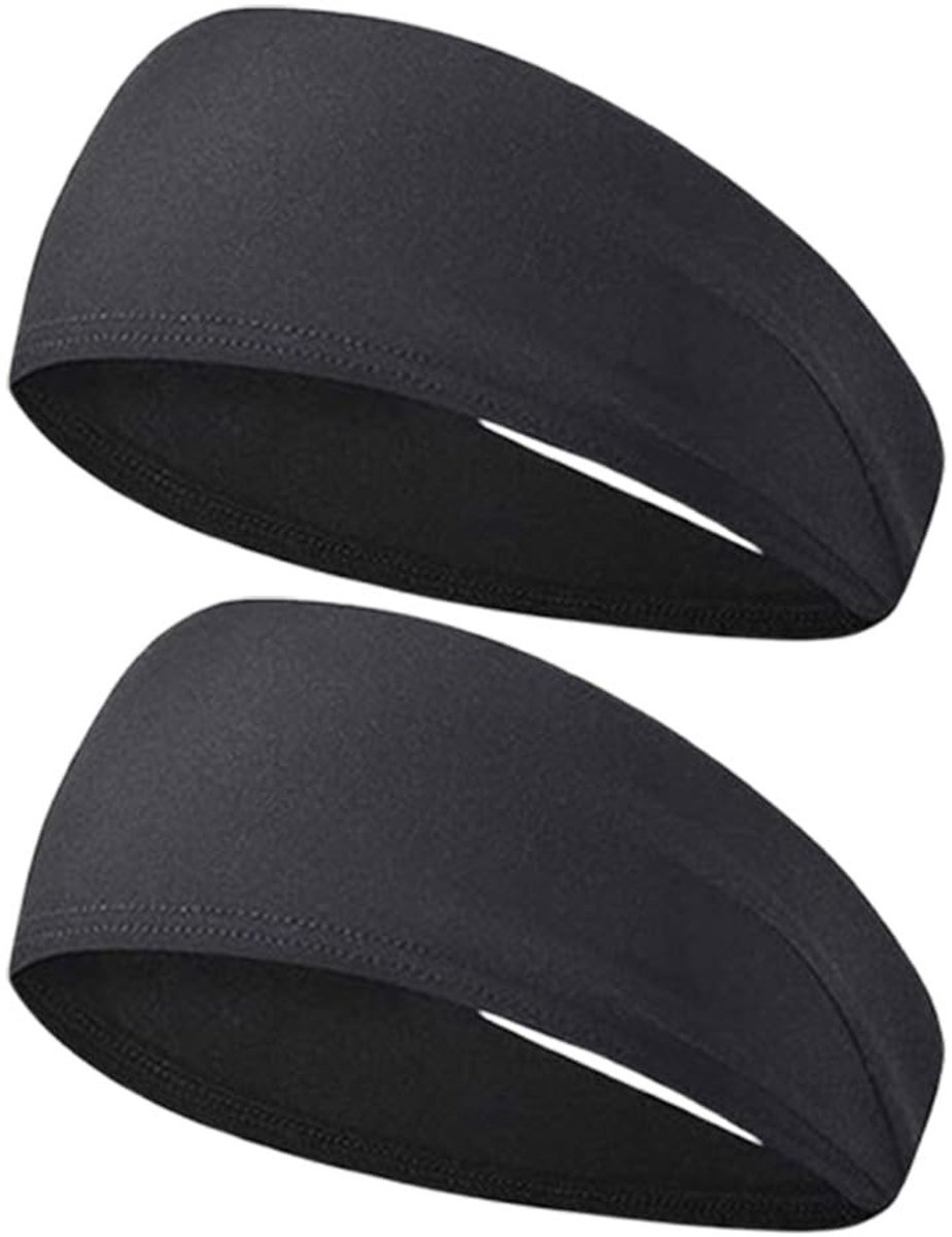 Solidchoice - Set van 2 Extra Grote Elastische Haarwikkels voor Sport en Yoga